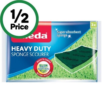 Woolworths Vileda sponge scourer 3 pack offer