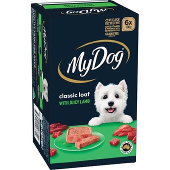 Woolworths My dog wet food 6 x 100g offer