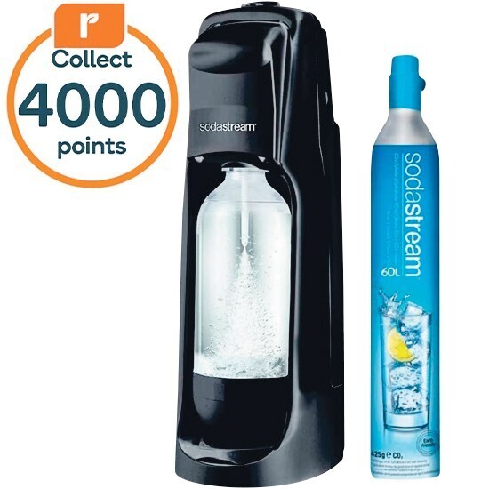 Sodastream jet soda sparkling drink maker with 60 litre gas cylinder
