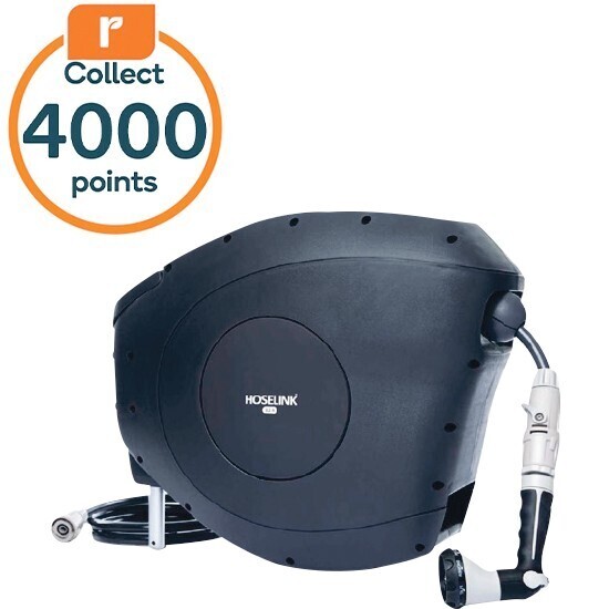 Hoselink retractable hose reel 30m charcoal offer at Woolworths