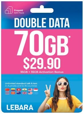 Coles Lebara $29.90 starter pack offer