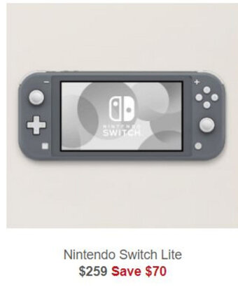 Target Nintendo Switch Lite offer