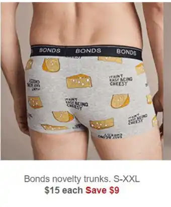 Bonds Novelty Trunks S-XXL