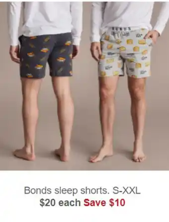 Target Bonds Sleep Shorts S-XXL offer