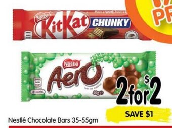 Spar Nestle Chocolate Bars 35-55gm offer