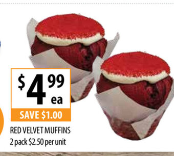 Supabarn Red Velvet Muffins 2 Pack offer
