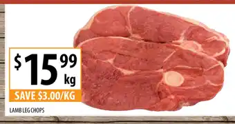 Supabarn Lamb Leg Chops per kg offer