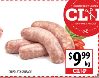 Supabarn Chipolata Sausage per kg offer