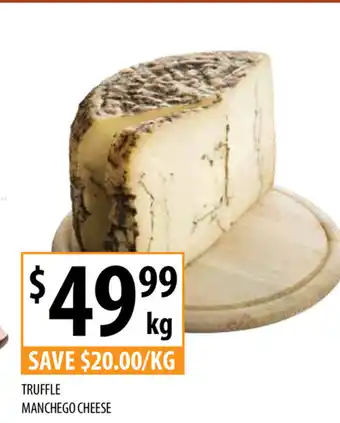 Supabarn Truffle Manchego Cheese per kg offer