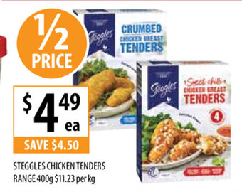 Supabarn Steggles Chicken Tenders Range 400g offer