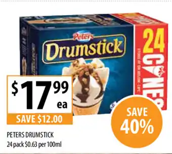 Supabarn Peters Drumstick 24 Pack offer