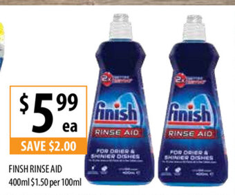 Supabarn Finish Rinse aid 400ml offer