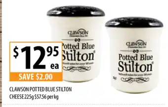Clawson Potted Blue Stilton Cheese 225g
