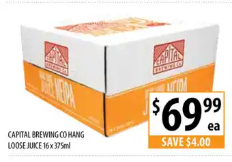 Supabarn Capital Brewing Co Hang Loose Juice 16x375ml offer