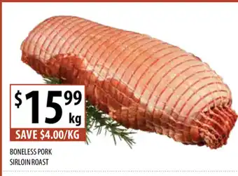 Supabarn Boneless Pork Sirloin Roast per kg offer