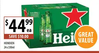 Supabarn Heineken 24 x 330ml offer