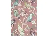 LivingStyles Nova Pastel Birds Kids Rug, 120x170cm offer