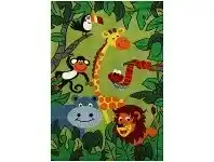 LivingStyles Nova Happy Jungle Kids Rug, 160x230cm offer