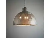 LivingStyles Riva Perforated Iron Dome Pendant Light, Extra Large, Zinc offer
