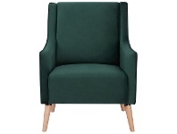 LivingStyles Boneo Fabric Armchair, Green offer