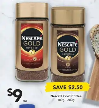 Drakes Nescafe Gold Coffee 180g - 200g offer