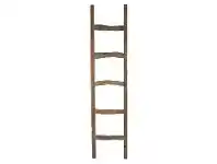 LivingStyles Tropica Driftwood Commercial Grade Reclaimed Teak Timber Ladder Rack offer
