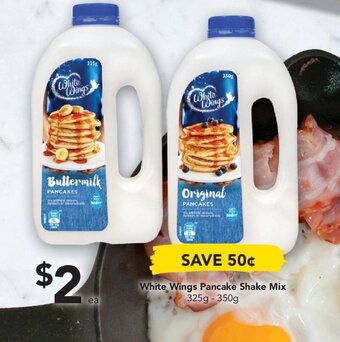Drakes White Wings Pancake Shake Mix 325g-350g offer