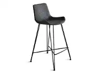 LivingStyles Brooklyn Fabric Bar Stool, Charcoal offer
