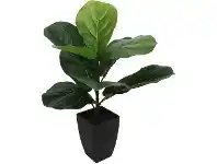 LivingStyles Potted Artificial Fiddle Leaf Fig Tree, 46cm offer