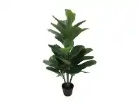 LivingStyles Potted Artificial Fiddle Leaf Fig Tree, 120cm offer