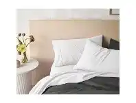 Vintage Design Homeware Vintage Washed Cotton Sheet Set, Double, White