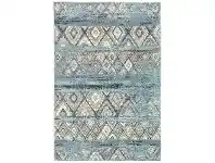LivingStyles Mayfair Contrast Traditional Rug, 160x230cm, Blue offer
