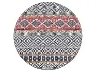 LivingStyles Oasis Sabrina Tribal Round Rug, 240cm, Multi offer