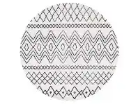 LivingStyles Oasis Nadia Tribal Round Rug, 240cm, Blue offer