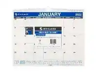 Officeworks At-A-Glance Wall 2022 Calendar 381 x 305mm offer