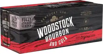 Woodstock & Cola 4.8% 10 Pack