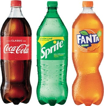 IGA Coca Cola, Sprite or Fanta 1.25 Litre Selected Varieties offer