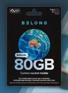 Belong $45 Sim Pack