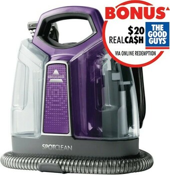 The Good Guys Bissell SpotClean Carpet Cleaner offer