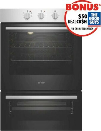The Good Guys Chef 60cm Multi-Function Oven - Stainless Steel offer
