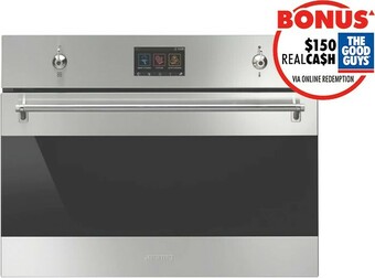 The Good Guys Smeg 60cm Classic Compact Combi-Steam Oven offer