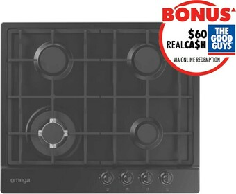 The Good Guys Omega 60cm Gas Cooktop offer