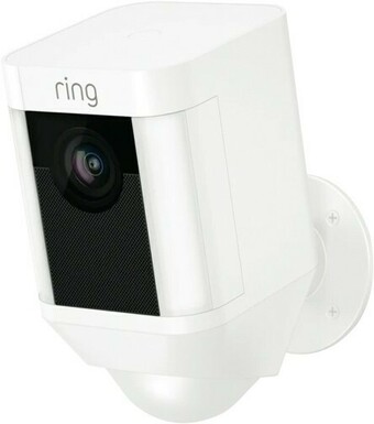 The Good Guys Ring Spotlight Wi-Fi Battery Camera - White offer