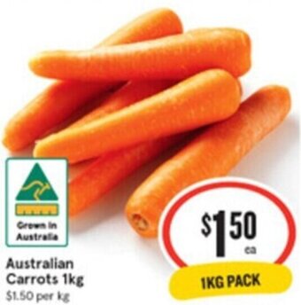 IGA Australian Carrots 1kg offer