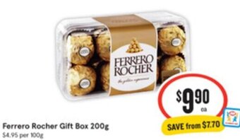 IGA Ferrero Rocher Gift Box 200g offer