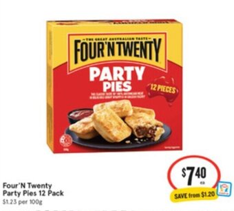 Four'N Twenty Party Pies 12 Pack