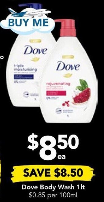 Drakes Dove Body Wash 1lt offer