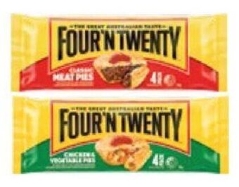 Drakes Four 'N Twenty Pies 4 Pack 700g offer