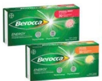 Drakes Berocca Energy Effervescent Tablets 30 Pack offer