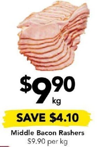 Drakes Middle Bacon Rashers offer